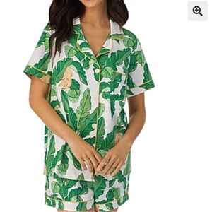 BedHead banana leaf print pajamas top